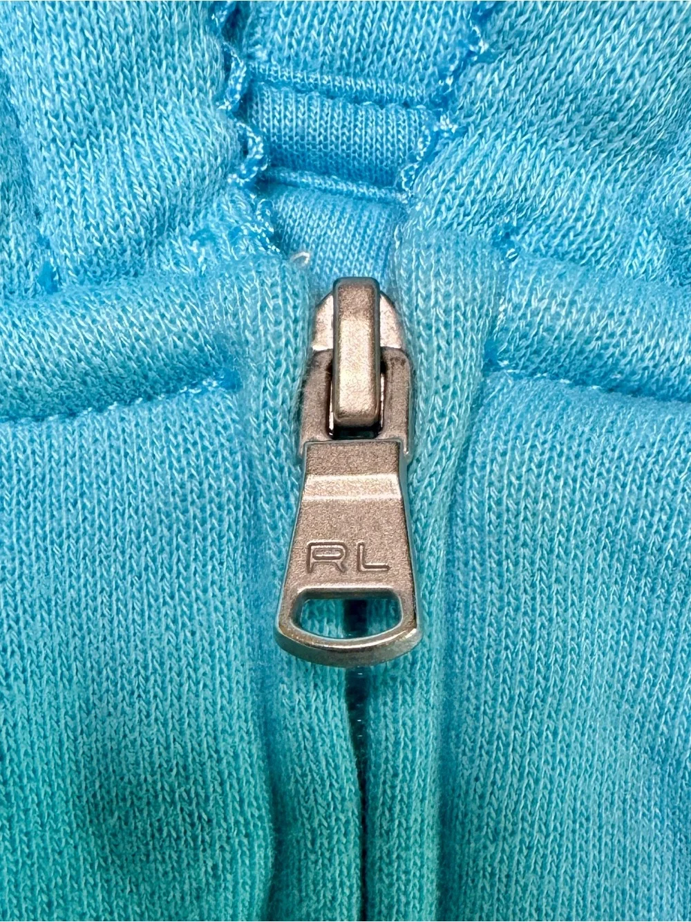 Ralph Lauren Baby Girl Hoodie Jogger Set 6M Pony Logo Zip Sweat Outfit Cotton